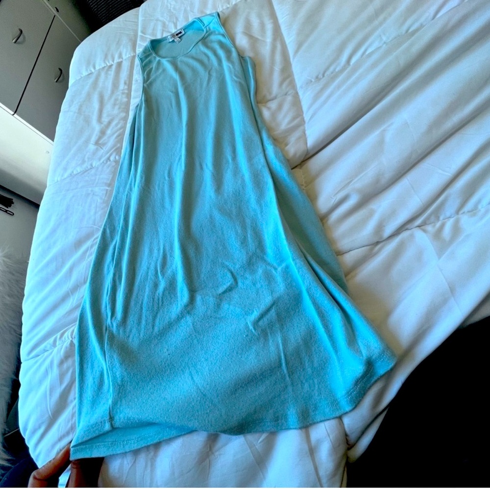 Baby blue dress